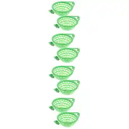 Walmart 8 PCS Homing Pigeon Meat Pigeon Nest Basin Reliable Bird Nest Basin (Green) offer