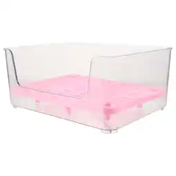 Walmart unbranded Mat Cats Pet Potty Litter Box with Anti-splash Design Easy Cleaning offer