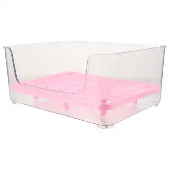 Walmart unbranded Mat Cats Pet Potty Litter Box with Anti-splash Design Easy Cleaning offer