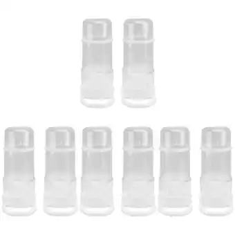Walmart Raindrops 8 Pcs Automatic Drinking Water Food Bowl Farm Household Birds Drinkers (White) offer
