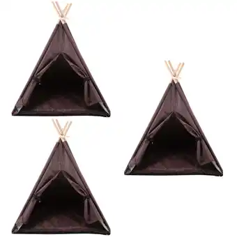 Walmart Set of for Dogs Pet Tent Hiding Tent for Home 40X40X50CM Coffee offer
