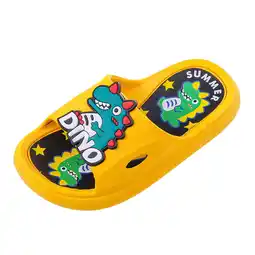 Walmart GEZHEN Children Slippers Summer Cute Cartoon Little Dinosaur Boy Baby Sandals Comfy Bathroom Pool offer