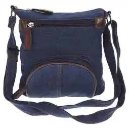 Walmart SHERCHPRY Travel Crossbody Bag Lightweight Blue Canvas Shoulder Womens Bag offer
