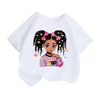 Walmart ZPWKLM Tops For Newborn Printed Round Neck Short Sleeve Summer Loose Blouse For Girls Boys size 4-6T offer