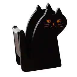 Walmart Exquisite Wooden Cat Tape Dispenser Cutter and Tabletop Holder 1 Set Lovely Adornment offer