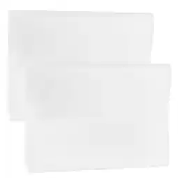 Walmart 2 Pcs A5 Transparent Protective Case Display Book Double Scrapbooking Note Pads Student offer