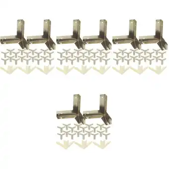 Walmart Set of 4 Decorative Edges Covers Window Adhesive Corner Guard Protector Golden offer