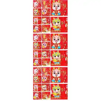 Walmart Raindrops 180 Pcs Red Pocket Chinese Red Envelopes Dragon Envelopes 2024 For Spring Festival offer