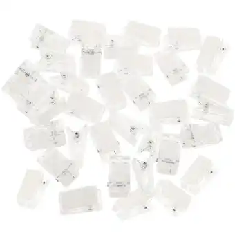 Walmart unbranded 35 Pcs Tape Self-Adhesive Clip Badge Straps Attachments Work offer
