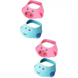 Walmart Raindrops 4 pcs Adjustable Baby Shower Cap Bathing Cap Hair Washing Shield for Kids Toddlers offer