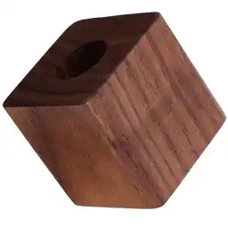 Walmart Walnut Pen Stand Heart Tray Office Accessories Bezels Decor offer
