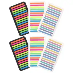 Walmart unbranded 6 Books Index Paper Tabs Writable for Annotating offer