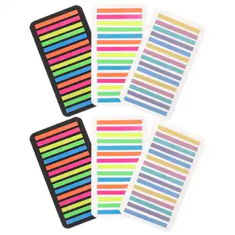 Walmart unbranded 6 Books Index Paper Tabs Writable for Annotating offer