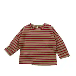 Walmart ZPWKLM T-Shirts For Toddler Unisex Striped Short Sleeve Round Neck Loose Top For Baby size 18-24M offer
