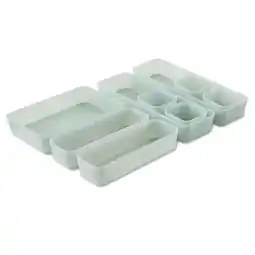 Walmart Pen+Gear Drawer Organization Set, Green, 9 Pieces offer