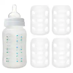 Walmart Raindrops 16 pcs Silicone Baby Bottle Cover Feeding Bottle Sleeves Nursery Bottle Protector offer