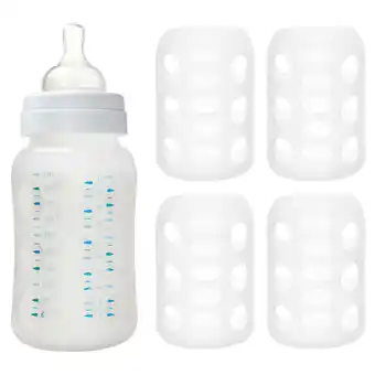 Walmart Raindrops 16 pcs Silicone Baby Bottle Cover Feeding Bottle Sleeves Nursery Bottle Protector offer
