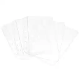 Walmart unbranded 5 Pcs PVC Storage Bag Budgeting Binder Clips Clear Zipper Pouches Transparent offer