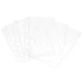 Walmart unbranded 5 Pcs PVC Storage Bag Budgeting Binder Clips Clear Zipper Pouches Transparent offer