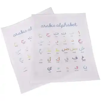 Walmart 2 Pcs Letter Charts Number Alphabet of Numbers Poster offer