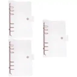 Walmart Raindrops 3 pcs PVC Notebook Folder with Snap Button Closure Loose-Leaf Binder Protector offer