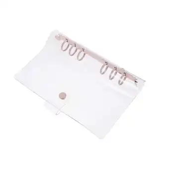 Walmart Raindrops 2 pcs PVC Notebook Folder with Snap Button Closure Loose-Leaf Binder Protector offer