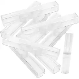 Walmart unbranded 10 Pcs Filing Organizer Acrylic Pencil Case Practical Portable Box offer