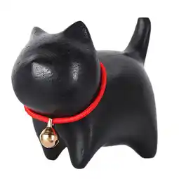Walmart Raindrops 2 pcs Delicate Desktop Cat Decor Wood Craft Cat Decor Desktop Pen Holder offer
