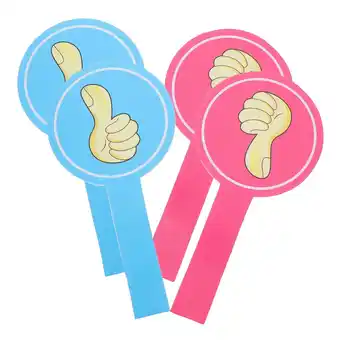 Walmart 4 Pcs Erase Thumbs Score Card Classroom Voting Judge Foam Board Material offer