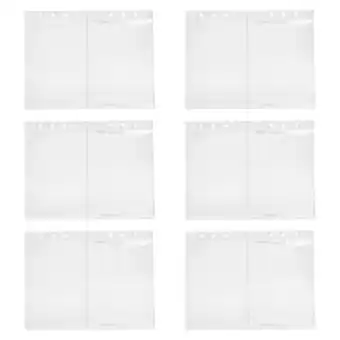 Walmart Raindrops 2 pcs High-quality PP Display Book Plastic Inner Page Bag ID Bag for Storage offer