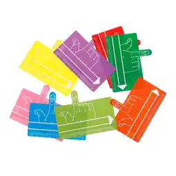 Walmart 40 Pcs Reading Guided Strips Kids Reading Guide Bookmarks Students Reading Strips Handwriting Tool offer