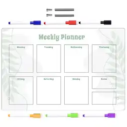 Walmart unbranded Adjustable Decoration Cutlery Message Writing Board Transparent Memo Shopping offer