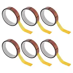 Walmart unbranded 6 Rolls Vide Polyimide Battery Seamless Transfer Tape PCB Board Tape 3300X1cm offer