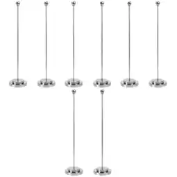 Walmart 4 Pack Nail-free Flagpole Display Bracket Banner Holder Desk Work Silver offer