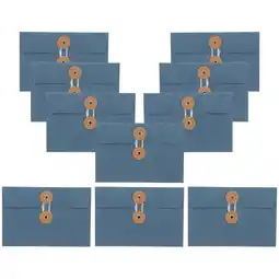 Walmart Raindrops 50 Pcs Vintage Paper Pockets Convenient File Bags Creative Envelopes Postcard Storage Bags offer