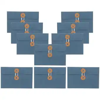 Walmart Raindrops 50 Pcs Vintage Paper Pockets Convenient File Bags Creative Envelopes Postcard Storage Bags offer