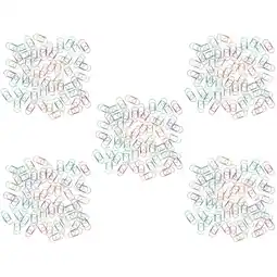 Walmart Raindrops 1000 Pcs Mini Craft Clips Document Multi-use DIY Clips Metal Craft Clips Decorative Clips offer