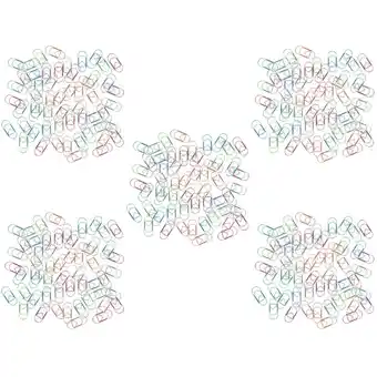 Walmart Raindrops 1000 Pcs Mini Craft Clips Document Multi-use DIY Clips Metal Craft Clips Decorative Clips offer