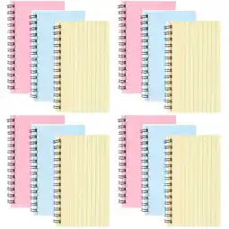 Walmart Raindrops 12 pcs Portable Index Cards Coil Notepads Index Cards Memo Pads Office Spiral Memo Pads offer