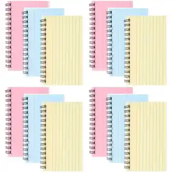 Walmart Raindrops 12 pcs Portable Index Cards Coil Notepads Index Cards Memo Pads Office Spiral Memo Pads offer