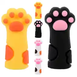 Walmart Raindrops 24 Pcs Cartoon Pencil Caps Lovely Cartoon Pencil Extenders Silicone Pencil Protectors offer