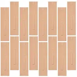 Walmart unbranded 30 Pcs Kit Clear Gift Pen Paper Stationery Bags Paper Pen Pouches 15.4X4CM Khaki offer
