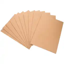 Walmart Raindrops 20 pcs A4 Simple File Folder Kraft Paper Folder Single Slot Document Organiser offer