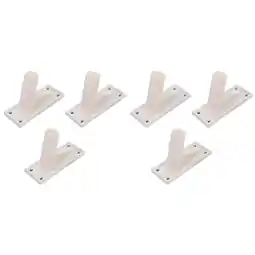 Walmart Raindrops 6 Pcs Flag Pole Wall-mounted Brackets Self-adhesive Flag Pole Wall Stands offer