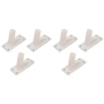 Walmart Raindrops 6 Pcs Flag Pole Wall-mounted Brackets Self-adhesive Flag Pole Wall Stands offer