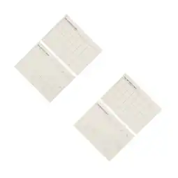 Walmart Raindrops 4 pcs Agenda Noting Book Planner Weekly Monthly Planning Time Management Notepad offer
