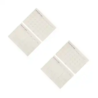 Walmart Raindrops 4 pcs Agenda Noting Book Planner Weekly Monthly Planning Time Management Notepad offer