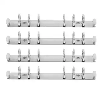 Walmart 4 Pcs Loose Leaf Binder Spine Book Rings Segmented Binders Affordable Clips offer