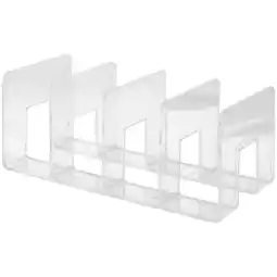 Walmart Magazine File Holder Desktop Organizer Shelving Unit Transparent offer