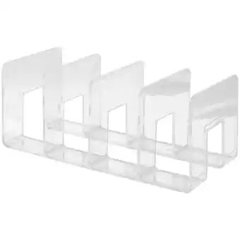 Walmart Magazine File Holder Desktop Organizer Shelving Unit Transparent offer